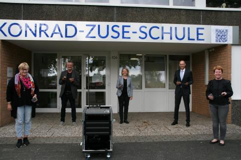 Konrad-Zuse-Schule künftig Absturz frei