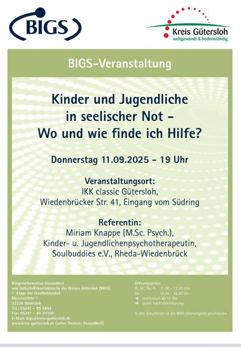 BIGS -Veranstaltung