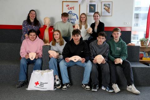 Schulsanit&auml;ter:innen ausgebildet – Unsere Schule ist jetzt noch sicherer!